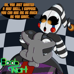 areola balls between_breasts big_balls big_breasts big_butt big_female black_body black_eyes breasts butt button_nipples checkered checkered_background checkered_floor collarbone confusion duo eyelashes face_between_breasts face_in_breasts facial_markings female genitals glowing glowing_eyes grey_body hand_on_breast hand_on_own_breast hands_on_own_breasts head_between_breasts head_in_breasts head_markings hug huge_breasts huge_butt hugging_another's_breasts hugging_breasts leg_wrap legs_around_partner legs_around_waist legs_wrapped_around_partner lipstick makeup male male/female markings mask music_box nipples nude oblivious pattern_background pizzeria puppet red_cheeks red_lipstick short_male simple_background size_difference smaller_male speech_bubble standing surprised tear_(marking) text thick_thighs tongue white_areola white_body white_nipples yellow_eyes boobnart five_nights_at_freddy's five_nights_at_freddy's_2 freddy_fazbear's_pizzeria_simulator scottgames marionette_(fnaf) security_puppet_(fnaf) humanoid 1:1 absurd_res english_text hi_res
