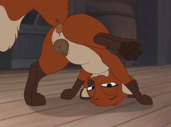animal_genitalia animal_vulva anus bedroom_eyes black_eyes black_markings black_nose butt canine_genitalia canine_vulva countershade_face countershade_torso countershading dipstick_ears dipstick_tail ear_markings eyebrows female feral fur genitals gloves_(marking) head_tuft leg_markings looking_at_viewer looking_back looking_back_at_viewer looking_through looking_through_legs looking_through_legs_at_viewer markings multicolored_body multicolored_ears narrowed_eyes orange_body orange_fur pawpads presenting presenting_hindquarters quadruped raised_leg rear_view red_body seductive socks_(marking) solo tail tail_markings teeth tuft two_tone_body vulva white_body white_countershading white_markings young young_female skateryena jungledyret_hugo rita_(jungledyret) canid canine european_red_fox fox mammal red_fox true_fox 2025 hi_res