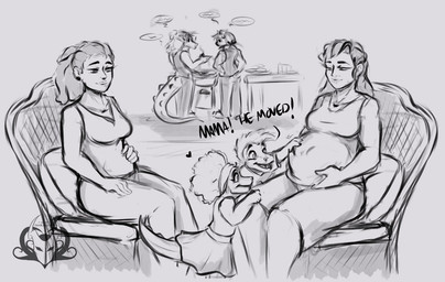 anthro breasts dialogue female group hand_on_belly heart_symbol human_focus male pregnant pregnant_female pregnant_human speech_bubble text young young_anthro devilchicky210 five_nights_at_freddy's five_nights_at_freddy's:_security_breach scottgames steel_wool_studios gavin_(ebonychimera) glamrock_freddy molly_(ebonychimera) montgomery_gator alligator alligatorid bear crocodilian human mammal reptile scalie 2022 english_text monochrome daughter_(lore) father_(lore) father_and_child_(lore) father_and_daughter_(lore) father_and_son_(lore) mother_(lore) mother_and_child_(lore) mother_and_daughter_(lore) mother_and_son_(lore) parent_(lore) parent_and_child_(lore) parent_and_daughter_(lore) parent_and_son_(lore) son_(lore)