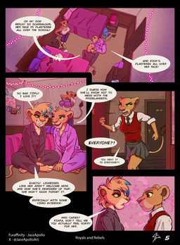 anthro bedroom bra clothing dialogue female female/female group male pajamas school school_uniform sitting standing text underwear undressing uniform jace_apollo disney the_lion_guard the_lion_king kiara_(the_lion_king) tiifu_(the_lion_guard) zuri_(the_lion_guard) felid lion mammal pantherine comic english_text hi_res