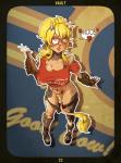 blonde_hair clothing eyewear female footwear glasses hair nuka-cola pip-boy pose sandals shoes solo vault-tec_logo drawholic fallout microsoft penny_(fallout) animal_humanoid bovid bovid_humanoid bovine bovine_humanoid cattle_humanoid humanoid mammal mammal_humanoid pinup