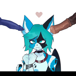 animal_genitalia animal_penis anthro arms_tied big_breasts blue_body bound breasts canine_genitalia canine_penis collar ear_penetration equine_genitalia equine_penis fellatio female genitals group male male/female mindfuck oral penetration penile penis piercing sex trio wings p333k canid canine canis equid equine felid feline horse mammal wolf 1:1 animated animated_gif short_playtime