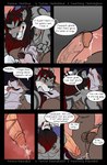 absurd_res anal anal_orgasm anal_penetration anthro anthro_on_anthro anthro_penetrated anthro_penetrating anthro_penetrating_anthro balls blush bodily_fluids canid canine canis coach_dale comic cum cum_in_ass cum_inside cum_while_penetrated dialogue dominant dominant_male duo ejaculation english_text eyes_closed felid foreskin from_front_position genital_fluids genitals half-closed_eyes hands-free hi_res humanoid_genitalia humanoid_penis internal karmakat kissing lion looking_pleasured lying male male/male male_penetrated male_penetrating male_penetrating_male mammal mating_press narrowed_eyes on_back open_mouth orgasm pantherine penetration penile penile_penetration penis penis_in_ass profanity retracted_foreskin sex simultaneous_orgasms submissive submissive_male tattoo text thekinkybear tongue tongue_out wolf