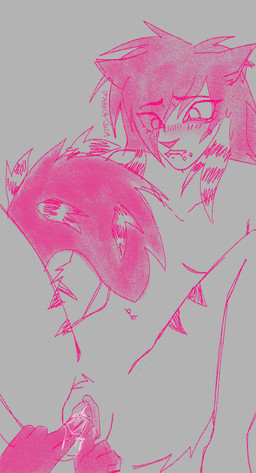 anthro blush bodily_fluids female fingering flustered genital_fluids genitals nervous scene_haircut solo spread_legs spread_vulva spreading vaginal vaginal_fingering vaginal_fluids vulva wet kitty_soda lola_(kitty_soda) domestic_cat felid feline felis mammal hi_res