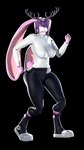 anthro big_breasts big_butt breasts butt clothed clothing female hair horn long_ears pink_body pink_eyes pink_hair purple_hair rabbit_feet solo ludexus lili_chamber_(ludexus) hare lagomorph leporid mammal rabbit 3d_(artwork) absurd_res alpha_channel digital_media_(artwork) hi_res source_filmmaker_(artwork)