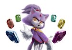 5_fingers anthro clothed clothing female fingers fur gem gloves glowing glowing_eyes hair handwear open_mouth purple_body purple_fur simple_background sol_emerald solo tail teeth yellow_eyes blulesnsfw sega sonic_the_hedgehog_(film) sonic_the_hedgehog_(series) blaze_the_cat domestic_cat eulipotyphlan felid feline felis hedgehog mammal 2022 absurd_res digital_media_(artwork) hi_res