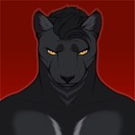 anthro blinking hill_lycan looking_at_viewer male simple_background solo hill_patre_saint felid feline hybrid mammal panthera pantherine 2025 2d_animation animated digital_drawing_(artwork) digital_media_(artwork) hi_res icon portrait short_playtime sketch