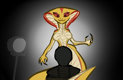 :3 anthro apode bdsm bondage bound breasts duo female interrogation legless non-mammal_breasts serpentine snake_hood solo_focus wide_hips jam_(artist) x-com draconcopode naga reptile scalie snake viper_(x-com) aliasing binary_drawing digital_drawing_(artwork) digital_media_(artwork)