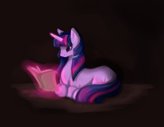 book female feral glowing glowing_horn horn loaf lying magic on_front reading simple_background solo telekinesis lunciafnafpl friendship_is_magic hasbro my_little_pony mythology twilight_sparkle_(mlp) equid equine mammal mythological_creature mythological_equine unicorn absurd_res hi_res