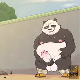 anthro anthro_pov balls belly_rub big_balls big_penis bodily_fluids breath clothing day erection first_person_view footwear footwear_only foreskin genital_fluids genitals glans humanoid_genitalia humanoid_penis male male_pov masturbation moobs mostly_nude nipples outside overweight penile penile_masturbation penis precum shoes shoes_only solo sweat mkcrown dreamworks kung_fu_panda master_po_ping bear giant_panda mammal 1:1 2d_animation animated frame_by_frame no_sound short_playtime video