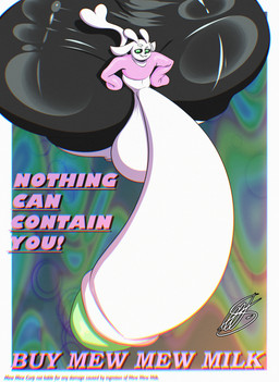 anthro balls balls_expansion big_balls big_butt big_penis black_bottomwear black_clothing black_sclera black_shorts blue_nose bottomwear butt butt_expansion clothing expansion eyebrows femboy filter genital_expansion genitals glans green_eyes green_glans grey_hooves hand_on_hip hand_on_own_hip heart_tail high-angle_view hooves huge_balls huge_butt huge_penis huge_thighs hyper hyper_balls hyper_butt hyper_genitalia hyper_penis hyper_thighs looking_at_viewer looking_up looking_up_at_viewer male navel penis penis_expansion pink_clothing pink_sweater pink_topwear shorts smile smiling_at_viewer smug solo sweater tail text thick_thighs thigh_expansion tight_clothing topwear white_body white_ears white_eyebrows white_tail shieradevil microsoft ori_(series) xbox_game_studios garina_(reathe) guardian_spirit 2026 absurd_res cel_shading colored digital_media_(artwork) english_text hi_res shaded signature