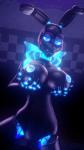 anthro areola blue_eyes blue_nipples bow_(feature) breasts crossgender female fondling genitals glowing glowing_areola glowing_eyes glowing_nipples looking_at_viewer machine neon nipples nude pussy self_fondle solo pervertguy341 five_nights_at_freddy's five_nights_at_freddy's_2 scottgames shadow_bonnie_(fnaf) shadow_bonnie_(psychojohn2) toy_bonnie_(fnaf) animatronic lagomorph leporid mammal rabbit robot 2017 3d_(artwork) 9:16 digital_media_(artwork) hi_res source_filmmaker_(artwork)