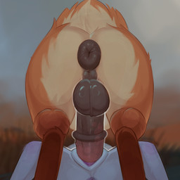 animal_genitalia animal_penis anus balls butt duo equine_genitalia equine_penis erection female fur genitals gynomorph intersex intersex/female penetration penis puffy_anus sex shortstack simple_background tail vulva alterethos league_of_legends riot_games tencent lillia_(lol) deer deer_taur humanoid humanoid_taur mammal mammal_taur taur yordle 1:1 absurd_res hi_res