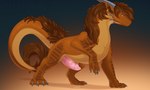 brown_body brown_mane brown_scales claws feral genitals grey_claws knot male mane penis pink_penis quadruped scales solo tail tail_tuft tuft jellyntical mythology fermi_torok dragon mythological_creature mythological_scalie scalie 5:3