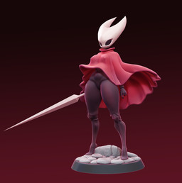 anthro black_body black_eyes breasts cloak clothing empty_eyes featureless_crotch female front_view holding_object holding_weapon navel nipple_outline red_background red_cloak red_clothing simple_background solo thick_thighs weapon white_body wide_hips the-great-pipmax hollow_knight_(franchise) team_cherry hornet_(hollow_knight) arachnid arthropod spider 2025 3d_(artwork) digital_media_(artwork) hi_res