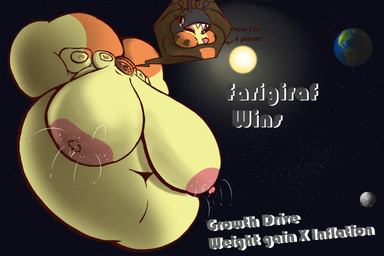 4_fingers anthro belly big_belly big_breasts big_butt breasts butt earth female female_anthro fingers floating growth_drive growth_sequence half-closed_eyes huge_belly huge_breasts huge_butt hyper hyper_belly hyper_breasts hyper_butt macro macro_anthro macro_female milk moon morbidly_obese narrowed_eyes navel nipples obese overweight planet planet_sized simple_background solo space sun terra_macro thick_thighs weight_gain z_dragon nintendo pokemon farigiraf generation_9_pokemon pokemon_(species) 3:2 colored hi_res