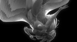 2_horns 5_fingers anthro breasts claws feathered_wings feathers female fingers fur hair horn nude solo upside_down wings ishimaurell mythology canid dragon furred_dragon furred_scalie hybrid mammal mythological_creature mythological_scalie scalie hi_res monochrome