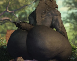 anal anal_penetration anthro armor big_butt big_penis big_power_bottom butt day duo erection fur genitals grey_body grey_fur headgear headgear_only helmet helmet_only huge_butt humanoid_genitalia humanoid_penis hyper male male/male nude open_mouth outside penetration penile penile_penetration penis penis_in_ass plant power_bottom red_eyes sex small_top_big_bottom tail tree willie_piv bethesda_game_studios microsoft mythology skyrim the_elder_scrolls dovahkiin skyrim_werewolf canid canine human mammal mythological_canine mythological_creature werecanid werecanine werecreature werewolf 3d_(artwork) 3d_animation animated digital_media_(artwork) high_framerate no_sound short_playtime video