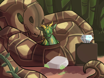 ambiguous_gender asphyxiation death duo feral forest image_sequence jungle plant size_difference snuff strangling tree leafpath lizard reptile scalie snake 4:3 hi_res