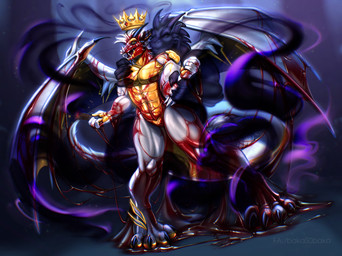 2_horns anthro claws crown duo gem golden_body goo_transformation grin hair headgear horn hostage male male/male mind_control possession red_slime resisting restrained restrained_by_goo restraints ruby_(gem) shocked slime smile smoke smoke_cloud spread_wings transformation translucent white_body white_hair wings wings_tied bakas0baka mythology dragon ghost mythological_creature mythological_scalie scalie spirit hi_res