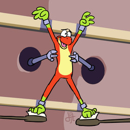 4_fingers 4_toes anthro belly biped black_eyes blinking bound bound_to_wall brush brushing_feet casual_nudity clenched_teeth cuffed_ankles cuffed_wrists curling_toes eyes_closed feet fingers floating_eyebrows foot_fetish gloves_(marking) green_body green_feet green_hands green_scales humanoid_feet humanoid_hands laugh leg_markings male markings multicolored_body multicolored_scales nude nude_anthro nude_male open_mouth plantigrade red_body red_scales robotic_arm scales socks_(marking) soles solo teeth tickle_fetish tickle_torture tickling tickling_armpits tickling_feet tickling_machine toes toony white_sclera wide_eyed yellow_belly yellow_body yellow_scales hexadoodle hex_(hexadoodle) amphibian frog 1:1 2020 2d_animation animated colored dated digital_drawing_(artwork) digital_media_(artwork) flat_colors frame_by_frame krita_(artwork) loop signature