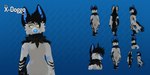 anthro biped black_body black_fur black_hair fur grey_body grey_fur hair male pupils slit_pupils solo walking yellow_eyes rycia vtuber canid canine mammal 2:1 3d_(artwork) absurd_res adobe_photoshop_(artwork) digital_media_(artwork) hi_res substance_painter_(artwork)
