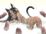 animal_ears anus back bent_over bikini_top black_hair blush bottomless bracelet bukkake butt censored circlet cum cum_bath cum_in_hair cum_in_mouth cum_in_pussy cum_inside cum_on_butt cum_on_pussy cum_pool cum_string cumshot dark_skin disembodied_penis egyptian erection eyeshadow faceless_male female funakura hair jewelry long_hair looking_at_viewer looking_back makeup male naughty_face nude orgasm original penis penis_everywhere pool pussy queen_anubis red_eyes straight string_bikini tailwag tongue trembling
Rating: Explicit
Score: 19
User: AnacondaRifle
Date: April 01, 2013