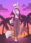 2024 anthro arcanis_(hahaluckyme) biped canid canine eyewear female fleurfurr fox fur glasses hi_res mammal orange_body orange_fur red_eyes slim_anthro slim_female solo wearing_glasses white_body white_fur