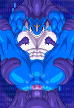 abs animated bandai_namco biceps blue_body blue_skin blush bodily_fluids breath countershading digimon digimon_(species) exveemon hi_res horn male membrane_(anatomy) membranous_wings milking_tentacles muscular muscular_male nipple_fetish nipple_play nipple_suck no_sound panting pecs penetration penis_tentacles restrained restrained_by_tentacles sex short_playtime solo spread_legs spreading sucking sweat tentacle_penetration tentacle_sex tentacles triceps webm white_body white_countershading wings zazpihuts