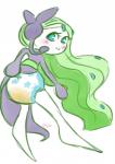 blue_eyes blush bodily_fluids clothed clothing clothing_lift diaper dress dress_lift female genital_fluids green_hair hair hair_decoration hair_decorations peeing solo unclean_diaper urine used_diaper wearing_diaper wet_diaper wetting white_body white_skin psc-art nintendo pokemon generation_5_pokemon humanoid legendary_pokemon meloetta meloetta_(aria_form) pokemon_(species) hi_res