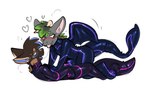 after_kiss anthro black_latex blue_blush blush bodily_fluids bodysuit bulge bulge_frottage clothing duo gimp_suit hair latex latex_bodysuit latex_clothing latex_skinsuit lock lock_bulge lock_symbol male male/male multicolored_bodysuit multicolored_clothing multicolored_hair multicolored_skinsuit null_bulge null_bulge_frottage paw_mitts purple_latex saliva saliva_string simple_background skinsuit straddling three-quarter_view tight_clothing white_background banderi marlow_wilde canid canine canis domestic_dog german_shepherd herding_dog mammal pastoral_dog character_request digital_drawing_(artwork) digital_media_(artwork) hi_res