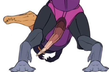 animal_genitalia biped bipedal_feral butt claws cloaca feral finger_claws genitals long_mouth looking_at_viewer looking_back male penis rear_view sketch_animation solo tapering_penis test_animation toe_claws deckarddragoon dinosaur prehistoric_species reptile saurischian scalie spinosaurid spinosaurus theropod 3:2 animated high_framerate no_sound short_playtime video