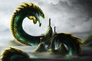 day detailed_background feral landscape_dwarfing macro open_mouth outside scales sky solo teeth ashesdrawn jewish_mythology mythology aquatic aquatic_dragon dragon leviathan mythological_creature mythological_marine mythological_scalie scalie 2015 3:2 digital_media_(artwork)
