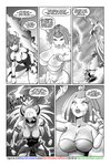 animal_humanoid black_and_white blood bodily_fluids bowser bowsette_meme bracelet breasts cannon clothing cloud collar comic covering covering_breasts crown dialogue dragon dragon_humanoid dress elemental_manipulation english_text female group hair headgear hi_res horn human humanoid jewelry luigi's_mansion mammal mario_bros meme monochrome mythological_creature mythological_scalie mythology nintendo pencils_(artist) queen_valentina ranged_weapon scalie shell spiked_bracelet spiked_collar spiked_tail spikes spikes_(anatomy) spirit super_crown super_mario_rpg_legend_of_the_seven_stars tail text url weapon wounded