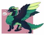 blush erection feathered_wings feathers feral frustration genitals knot male nude penis solo tail wings conditional_dnp lustylamb mythology dragon feathered_dragon feathered_scalie hybrid mythological_creature mythological_scalie scalie