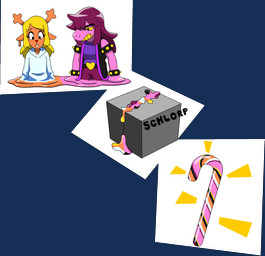 anthro eyelashes female freckled_face freckles fusion inanimate_transformation long_eyelashes melting molding objectification pink_body tan_body transformation themadastronaut deltarune undertale_(series) noelle_holiday susie_(deltarune) deer mammal reptile scalie alpha_channel hi_res
