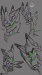 anthro duo female fur green_eyes long_ears male purple_eyes rarewhoroastbeast_(artist) disney zootopia judy_hopps nick_wilde canid canine fox lagomorph leporid mammal rabbit red_fox true_fox 2017 9:16 hi_res