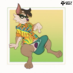 4_fingers 4_toes aloha_shirt anthro balls big_bulge big_penis black_hair briefs bulge clothing erection erection_under_clothing eyebrows facial_piercing feet fingers genitals gesture hair half-closed_eyes hand_gesture huge_penis humanoid_genitalia looking_at_viewer male narrowed_eyes nose_piercing pattern_clothing pattern_shirt pattern_topwear paws penis piercing pointing pointing_at_penis pointing_at_self purple_nose purple_penis raised_eyebrows shirt simple_background size_difference slightly_chubby small_but_hung smaller_male smile smiling_at_viewer smirk smirking_at_viewer smug solo teeth_showing tenting toes toony toony_eyes topwear underwear catsnbriefs tunny canid canine canis domestic_dog herding_dog mammal pastoral_dog welsh_corgi 1:1 hi_res