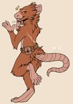 anthro back_scar belt belt_only belt_pouch brown_body brown_fur claws feet fingers foot_focus fur male nude nude_anthro nude_male orange_eyes paws pink_body pink_skin plantigrade raised_leg rat_tail red_eyes scar tail tan_body tan_fur teeth teeth_showing toe_claws toes white_body white_fur tevayra warhammer_(franchise) warhammer_fantasy stakch stakch_(razim) mammal murid murine rat rodent skaven 2020 hi_res