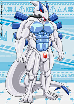 3_toes 4_fingers after_transformation anthro bound claws drone dronification encasement feet finger_claws fingers goo_transformation keep_out latex lock_bulge lock_symbol male mask muscular muscular_anthro muscular_male red_eyes species_transformation struggling tail text toe_claws toes transformation warning_sign white_body xedrykthedragon mythology nintendo pokemon dragon generation_2_pokemon latex_creature legendary_pokemon lugia mythological_creature mythological_scalie pokemon_(species) scalie 2025 english_description english_text hi_res story story_in_description translation_request
