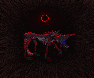 abstract_background blood bodily_fluids crying feral fur grey_body grey_fur male self-harm solo tears text vent_art wounded x_eyes demensa emil_(demensa) canid canine canis coyote domestic_dog mammal 2023 digital_media_(artwork) english_text full-length_portrait hi_res pixel_(artwork) portrait
