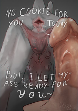 ambiguous_fluids anal anal_penetration anatomically_correct anatomically_correct_genitalia anatomically_correct_vulva anus breasts camel_toe canine_vulva_outline clothing dildo dildo_in_ass dildo_insertion female feral gaping gaping_anus genital_outline genitals object_in_ass panties penetration sex_toy sex_toy_in_ass sex_toy_insertion solo text underwear vulva vulva_outline el_kyze canid canine mammal hi_res