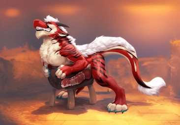 animal_genitalia animal_penis anthro barn big_penis bodily_fluids breeding_mount chest_tuft claws clenched_teeth cum cum_inside equine_genitalia equine_penis excessive_cum excessive_genital_fluids eyes_closed feral flared_penis fluffy fluffy_tail fur furry_tail genital_fluids genitals hay hay_bale knot knotted_penis knotting looking_pleasured male male_feral markings masturbation messy orgasm orgasm_face paws penis solo striped_body striped_fur stripes tail tail_markings teeth toe_claws tuft kinsheph mythology smoke_(character) dragon felkin furred_dragon furred_scalie mythological_creature mythological_scalie scalie absurd_res hi_res