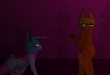 all_fours anthro bat_wings bdsm belly big_belly bodily_fluids butt choker choker_only clothing crop_top cum cum_drip cum_inflated_belly cum_inflation cum_inside cum_on_butt dripping duo fangs femboy femboy/femboy fluffy fluffy_tail foreskin genital_fluids genitals imminent_sex inflated_belly inflation jewelry leading leaking leaking_anus leaking_cum leash leash_pull legwear magic magic_user male male/male membrane_(anatomy) membranous_wings necklace necklace_only nude nude_anthro penis petplay roleplay scut_tail shadow shadow_magic shirt short_tail stockings submissive submissive_male tail teeth thigh_highs topwear umbrakinesis walking wings moopsart moops_(moopsart) quinn_(moopsart) bat lagomorph leporid mammal rabbit hi_res