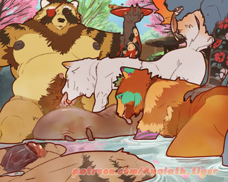 age_difference ahegao alcohol anthro anthro_on_anthro anus arm_tattoo ball_fondling ball_lick balls bath_house belly beverage big_balls big_butt big_nipples black_nipples bodily_fluids body_hair butt drooling ear_piercing eye_patch eyebrows eyewear fellatio fondling foreskin genital_fluids genitals glistening glistening_genitalia group group_sex hairy happy_trail hot_spring huge_balls humanoid_genitalia humanoid_penis hyper hyper_balls hyper_genitalia licking looking_pleasured macro_balls male male/male moobs muscular muscular_anthro nipples older_male onsen oral orgy overweight overweight_anthro overweight_male paws penile penis piercing plate precum pubes public puffy_anus puffy_nipples red_eye_patch red_eyewear retracted_foreskin saliva sex shaved_arms tattoo text tinted_fur tinted_hair tongue tongue_out vein veiny_balls water white_eyebrows younger_male avalath_tiger akita canid canine canis domestic_dog fox mammal raccoon_dog spitz tanuki 5:4 absurd_res artist_name hi_res url father_(lore) father_and_child_(lore) father_and_son_(lore) incest_(lore) parent_(lore) parent_and_child_(lore) parent_and_son_(lore) son_(lore)