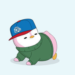 ambiguous_feral ambiguous_gender baseball_cap beak clothing eyes_closed fart fart_fetish feet feral flippers hat headgear headwear narrowed_eyes nft pink_body simple_background sweater teal_background topwear unusual_fart white_body yellow_feet pudgypenguins pudgy_penguins_(copyright) avian bird fairy_penguin penguin 1:1 animated low_res