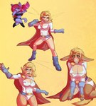 anthro basic_sequence blonde_hair blush breast_expansion breasts cape clothed clothing duo expansion female floating grin hair human_to_anthro nipples pink_eyes red_hair smile solo_focus species_transformation standing superhero three_frame_image three_frame_sequence torn_clothing transformation transformation_sequence reddishmaroon cursula_(rusheloc) powergirl asinus donkey equid equine felid feline human imp mammal 2017 hi_res sequence