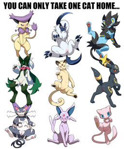 :3 anthro anus black_body black_fur blue_body blue_eyes blush breasts butt claws cleavage clothed clothing feet female feral forehead_gem fur gem genitals group horn looking_at_viewer looking_back markings navel pawpads paws pink_body purple_sclera raised_leg red_eyes red_sclera simple_background spread_legs spreading tail take_your_pick text vulva whiskers white_background white_body white_fur yellow_eyes yellow_markings yttriumi2f nintendo pokemon absol delcatty eeveelution espeon felid feline generation_1_pokemon generation_2_pokemon generation_3_pokemon generation_4_pokemon generation_9_pokemon legendary_pokemon luxray mammal meowscarada mew_(pokemon) persian_(pokemon) pokemon_(species) purugly umbreon 2025 absurd_res english_text hi_res