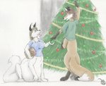 christmas_decorations christmas_tree duo female hair holidays male ornament plant pregnant pregnant_taur taur_lower_pregnancy tree geckoguy123456789 ozzy-wildwind christmas canid canid_taur canine canine_taur fox fox_taur mammal mammal_taur taur