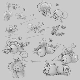 anthro big_breasts box breast_expansion breasts container expansion female gift growth heart_eyes heart_symbol huge_breasts hyper hyper_breasts monster_girl_(genre) multiple_panels nipple_mouth nipple_piercing nipples onomatopoeia piercing plant plap question_mark sound_effects surprised text thick_thighs transformation yaginoko mario_bros nintendo flora_noko_(yaginoko) elemental_creature elemental_humanoid flora_fauna goblin humanoid piranha_plant plant_humanoid 1:1 absurd_res comic hi_res monochrome sketch
